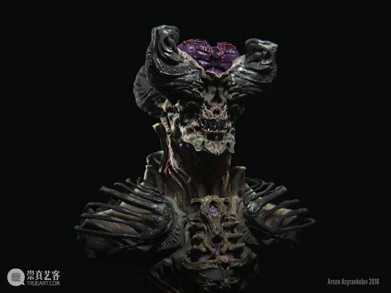 雕塑丨拉入魔幻的异次元世界，暗黑而美丽的数字雕塑 雕塑 魔幻 异次元世界 暗黑 数字雕塑 上方 中国舞台美术学会 右上 星标 本文 崇真艺客