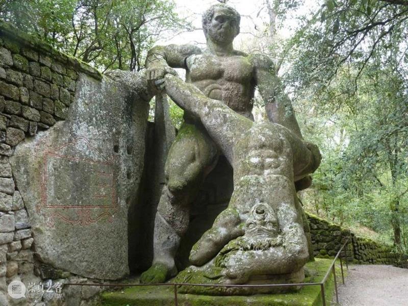 由一座神秘公园引发的一部神奇歌剧 公园 歌剧 Bomarzo 罗马 以北 维特博省 Viterbo 里面 石雕 雕塑 崇真艺客