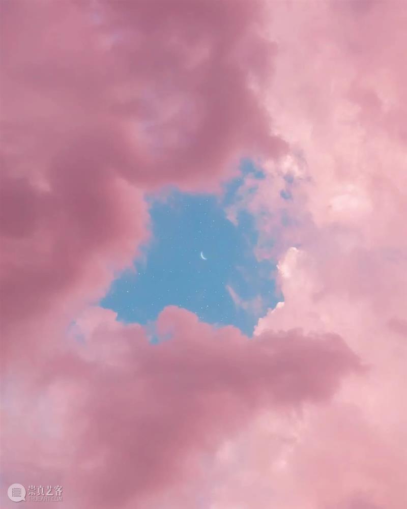 云月长空  中国美术精选 云月 长空 阿根廷 摄影师 Alonso 作品 天空 云朵 繁星 月亮 崇真艺客
