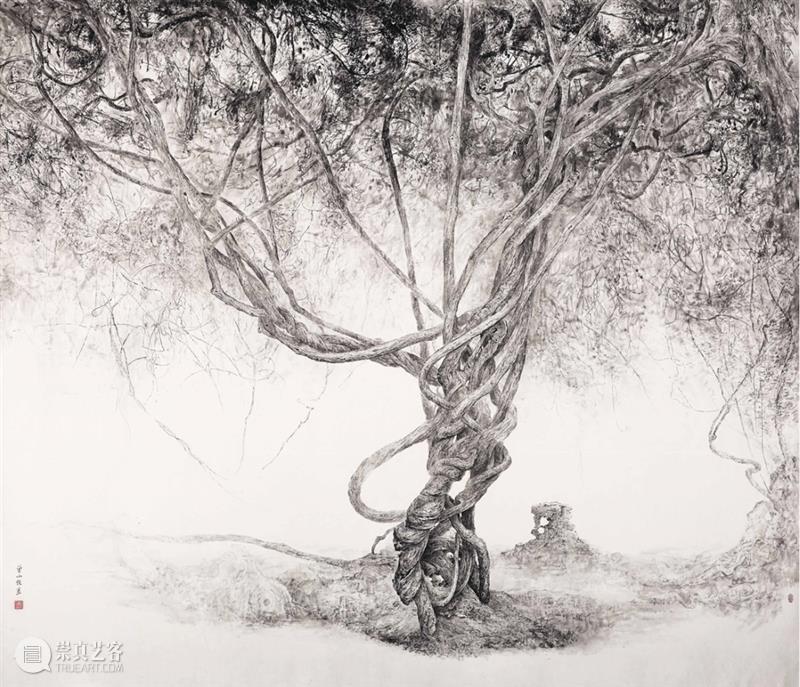 「松」展览 | 与文徵明同时空的罗马朱丽叶别墅古藤  松美术馆 罗马 别墅 文徵明 古藤 时空 朱丽叶 传统的复活 中国 艺术 线索 崇真艺客