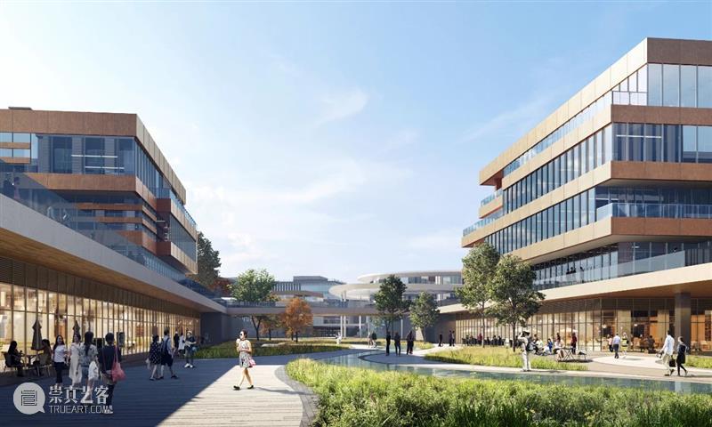 HPP‘北京怀柔科学城’方案，中央巨环公共空间 HPP 方案 空间 中央 北京怀柔科学城 巨环 系统 怀柔科学城 北京建设 全球 崇真艺客