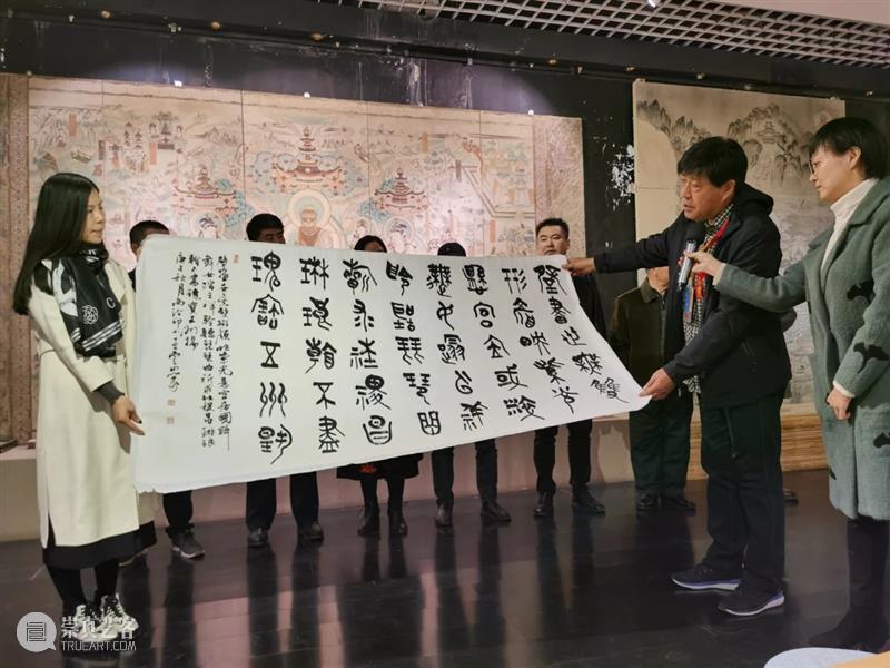 “西泠公益行——西泠十家走进敦煌书画篆刻展”暨作品捐赠活动举行 西泠公益行 书画 篆刻展 作品 活动 敦煌 西泠印社 中共敦煌市委宣传部 青海石油管理局 敦煌市文联 崇真艺客