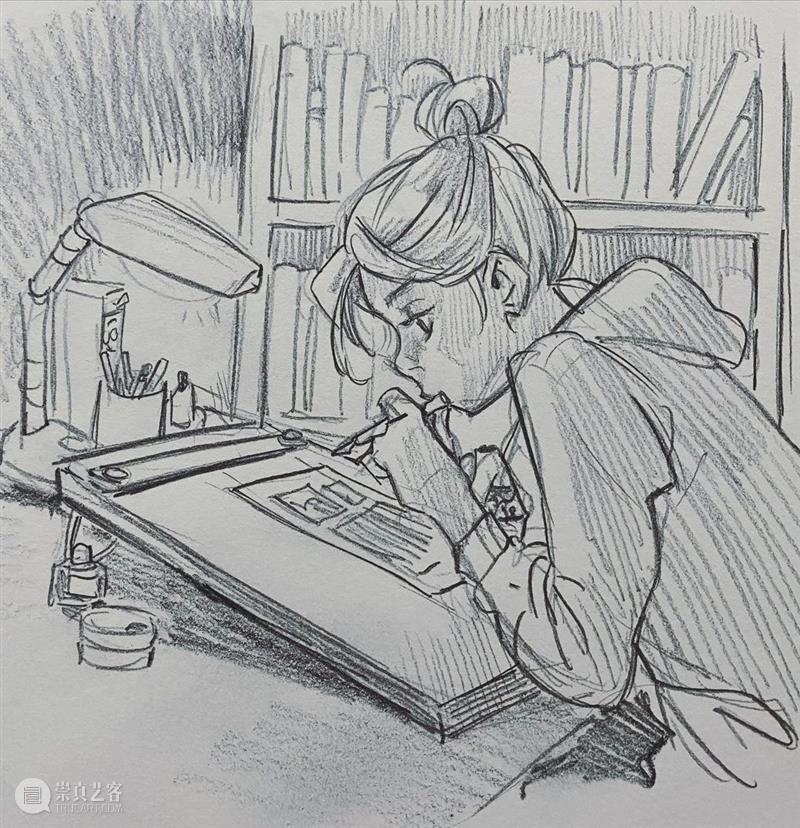 动感畅快的人物线稿 线稿 人物 动感 Hung 美国 作家 漫画家 Lee 笔下 味道 崇真艺客