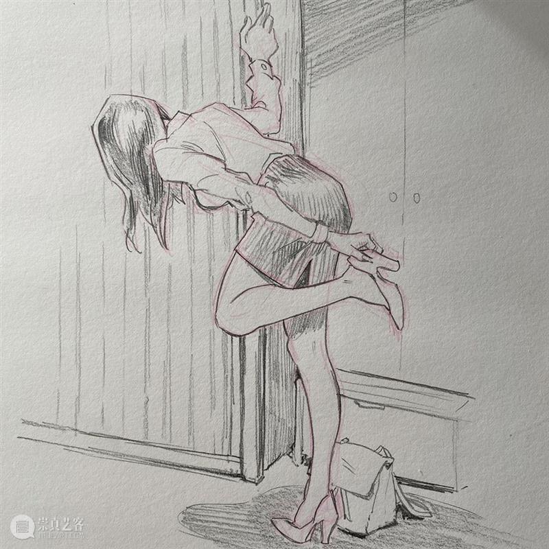 动感畅快的人物线稿 线稿 人物 动感 Hung 美国 作家 漫画家 Lee 笔下 味道 崇真艺客