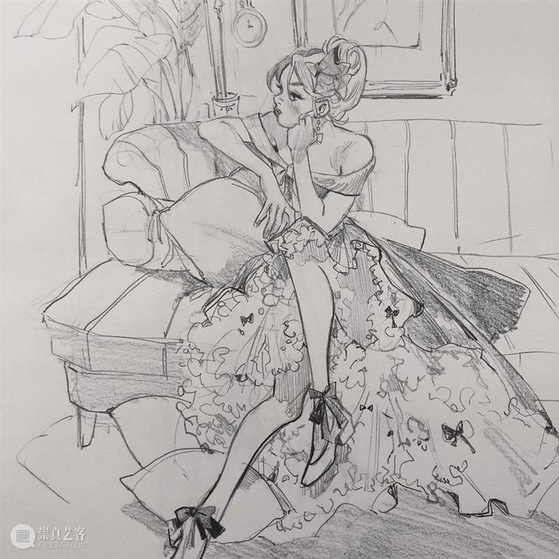 动感畅快的人物线稿 线稿 人物 动感 Hung 美国 作家 漫画家 Lee 笔下 味道 崇真艺客