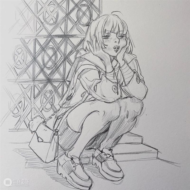 动感畅快的人物线稿 线稿 人物 动感 Hung 美国 作家 漫画家 Lee 笔下 味道 崇真艺客