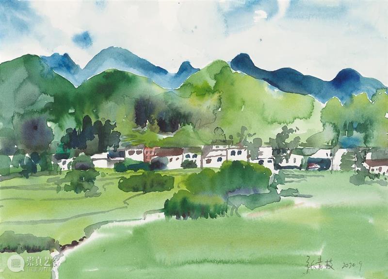 在线展厅｜双11狂欢开启 当代青年水墨水彩 展厅 青年 水墨 水彩 双11狂欢 上海 泓盛 微信 程序 展期 崇真艺客