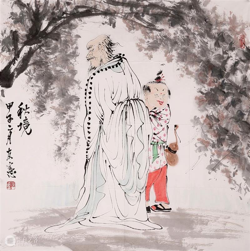 敬华网拍丨书画第二十七期 敬华 书画 二维码 预展 艺术 空间 唐云 寿星 镜框 古仪 崇真艺客