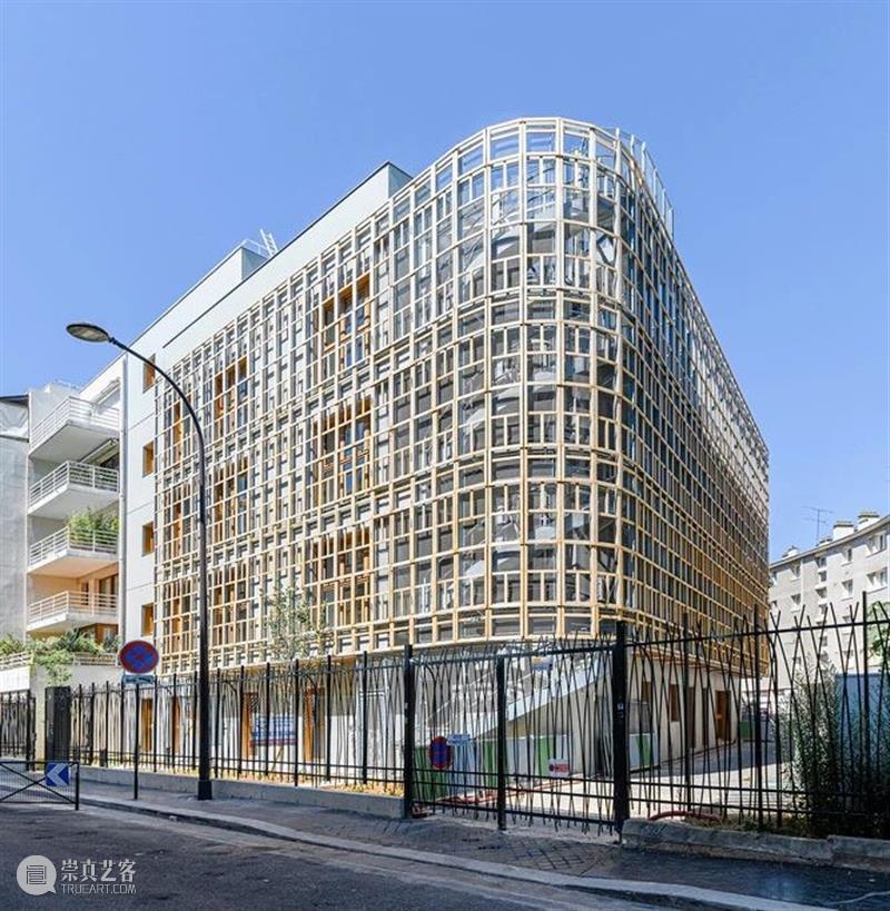 回收窗框，巴黎司法幼儿园 / BFV Architectes Architectes 巴黎 窗框 司法 幼儿园 Bocabeille 项目 经济 概念 环保 崇真艺客