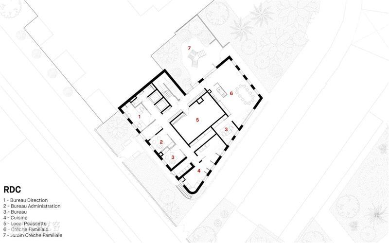 回收窗框，巴黎司法幼儿园 / BFV Architectes Architectes 巴黎 窗框 司法 幼儿园 Bocabeille 项目 经济 概念 环保 崇真艺客