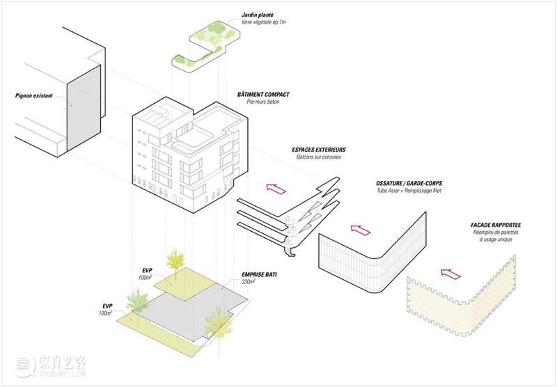 回收窗框，巴黎司法幼儿园 / BFV Architectes Architectes 巴黎 窗框 司法 幼儿园 Bocabeille 项目 经济 概念 环保 崇真艺客