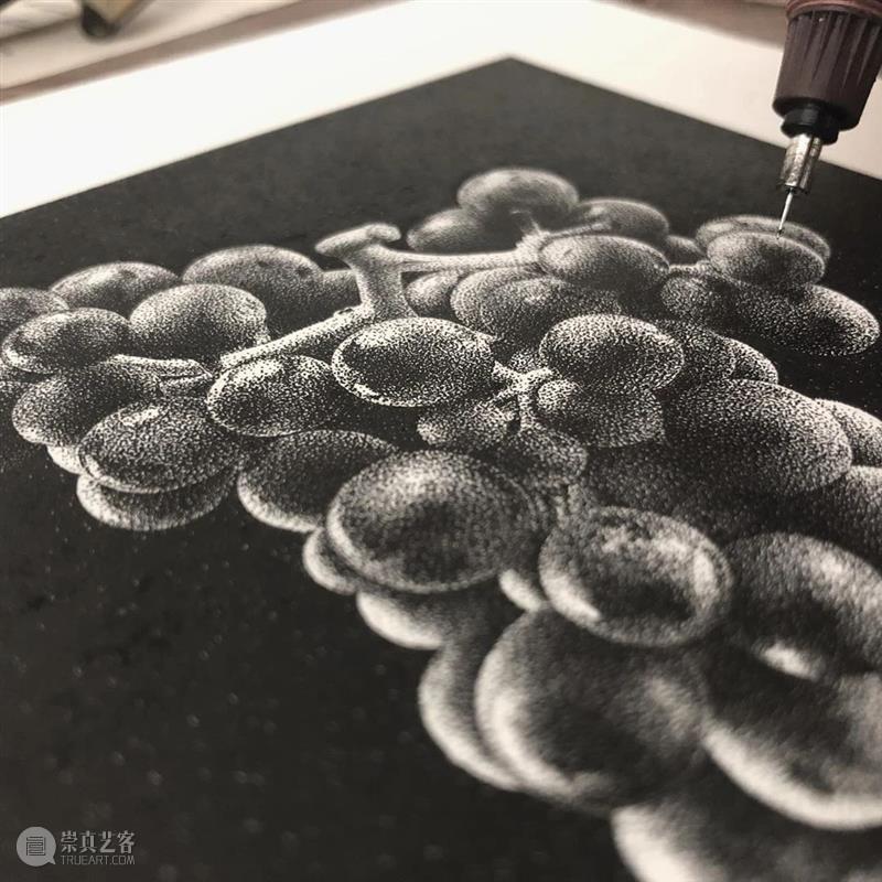 【超写实】用点的方式作画，细节爆炸了！  学美术，看▷ 方式 细节 END 崇真艺客
