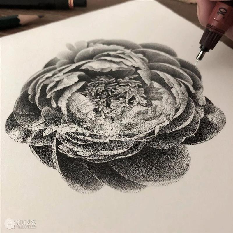 【超写实】用点的方式作画，细节爆炸了！  学美术，看▷ 方式 细节 END 崇真艺客