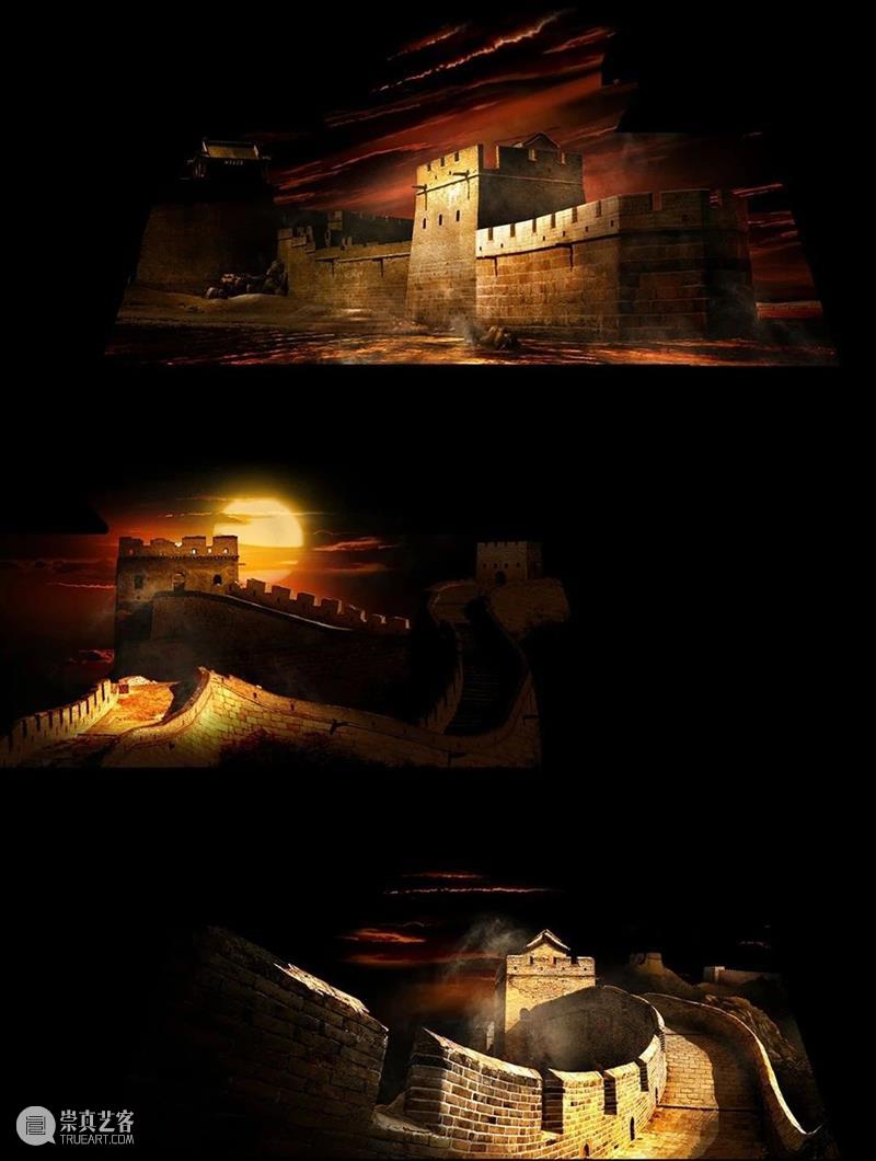 3D Mapping光影秀 | 纵览 “天下第一关” 的超级夜景 天下第一关 夜景 Mapping光影秀 本文 微信公众号 主题公园 山海关 新媒体 视觉 导演 崇真艺客