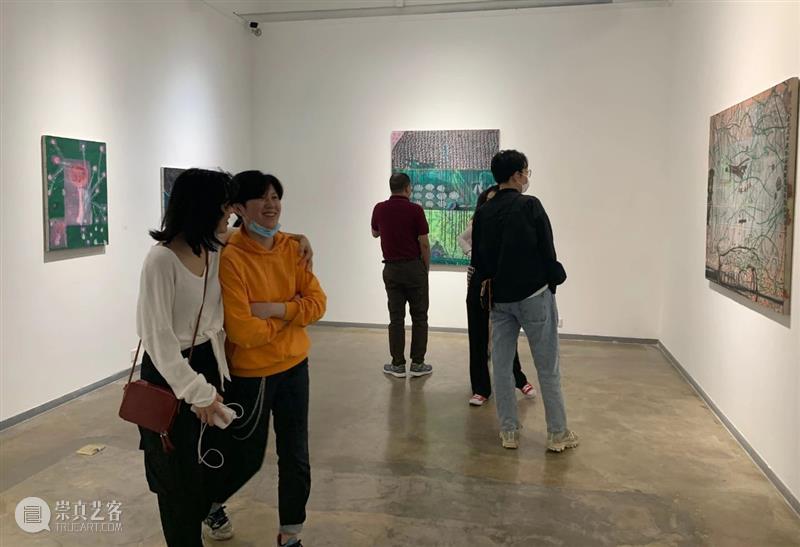 《种子——郭子作品展》亮相于深圳桥舍画廊 种子 郭子 作品展 深圳 桥舍画廊 开幕式 现场 场景 崇真艺客