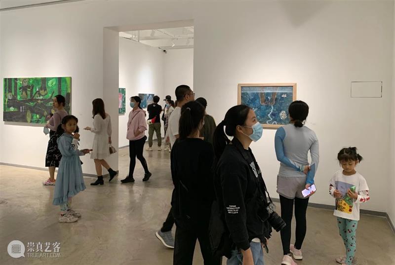 《种子——郭子作品展》亮相于深圳桥舍画廊 种子 郭子 作品展 深圳 桥舍画廊 开幕式 现场 场景 崇真艺客
