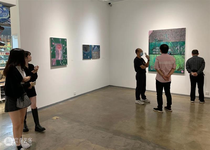 《种子——郭子作品展》亮相于深圳桥舍画廊 种子 郭子 作品展 深圳 桥舍画廊 开幕式 现场 场景 崇真艺客
