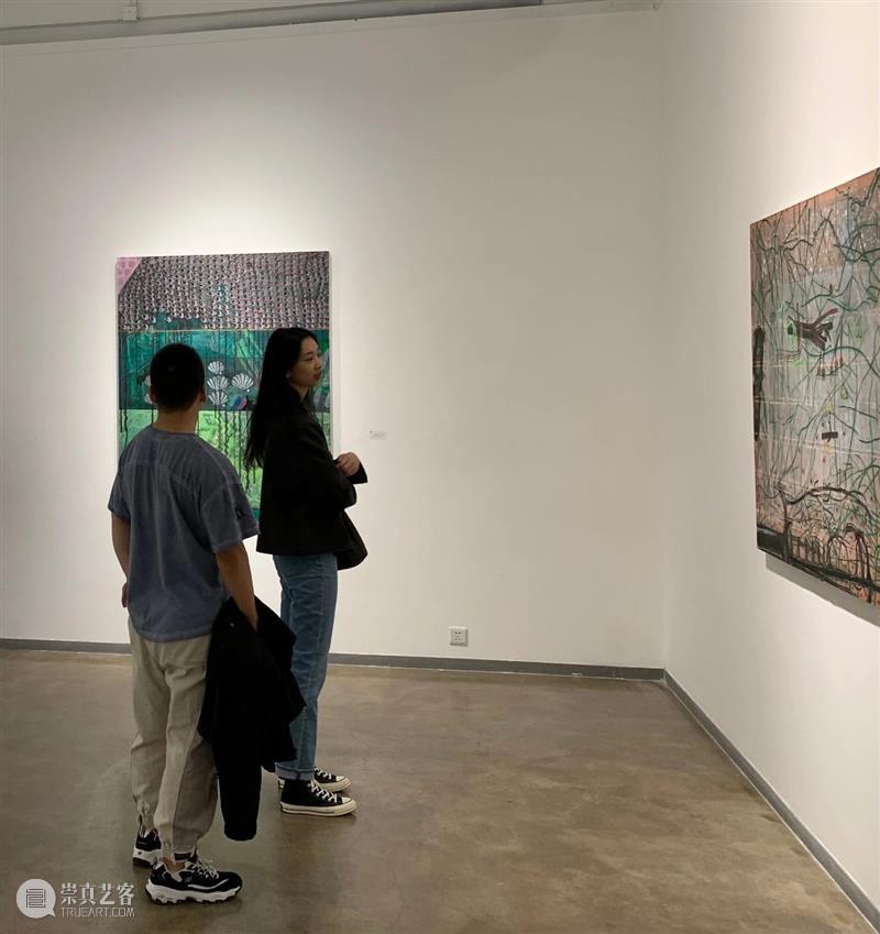 《种子——郭子作品展》亮相于深圳桥舍画廊 种子 郭子 作品展 深圳 桥舍画廊 开幕式 现场 场景 崇真艺客