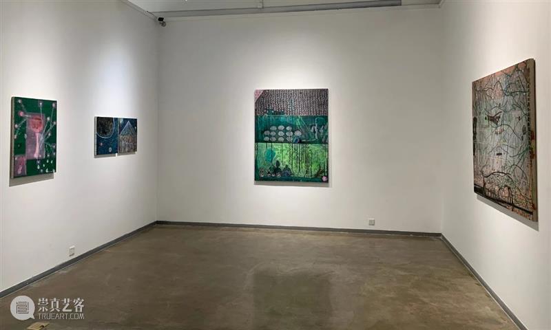 《种子——郭子作品展》亮相于深圳桥舍画廊 种子 郭子 作品展 深圳 桥舍画廊 开幕式 现场 场景 崇真艺客