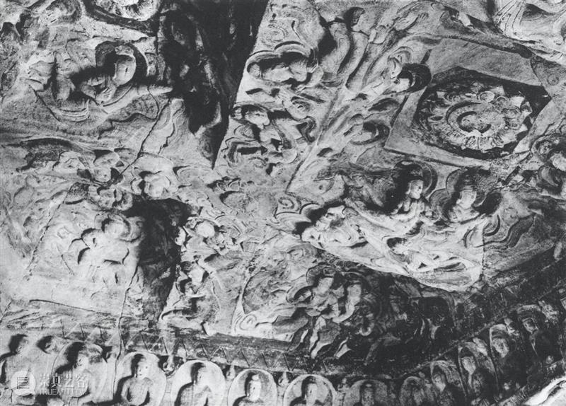 四十年代水野版云冈图集：第八窟 野版 云冈图集 外景 云冈石窟 山西省 大同市西 武周山南 东西 大小 洞窟 崇真艺客