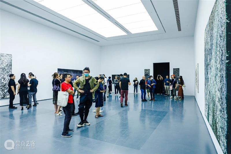开幕现场| 汤国:大江东去 现场 华侨城 盒子 美术馆 Flows 金亚楠 间隔 个展 顺德华侨城盒子美术馆 帷幕 崇真艺客