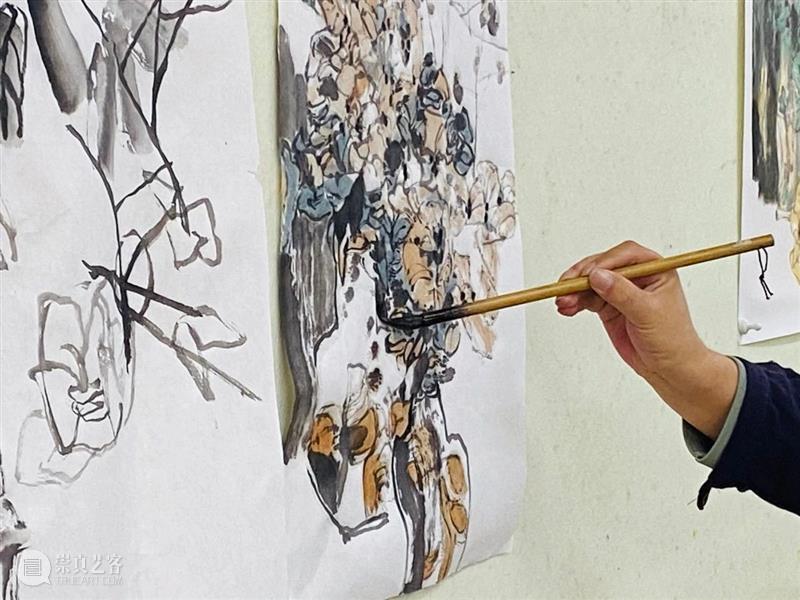 美博美术馆 | 闵行区小学美术教师专业技能水墨研习班 —— 写意花卉 闵行区小学 美术 教师 美博美术馆 写意 花卉 水墨 专业 技能 研习班 崇真艺客