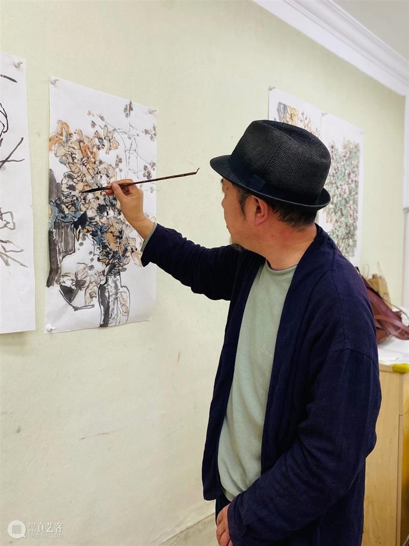 美博美术馆 | 闵行区小学美术教师专业技能水墨研习班 —— 写意花卉 闵行区小学 美术 教师 美博美术馆 写意 花卉 水墨 专业 技能 研习班 崇真艺客