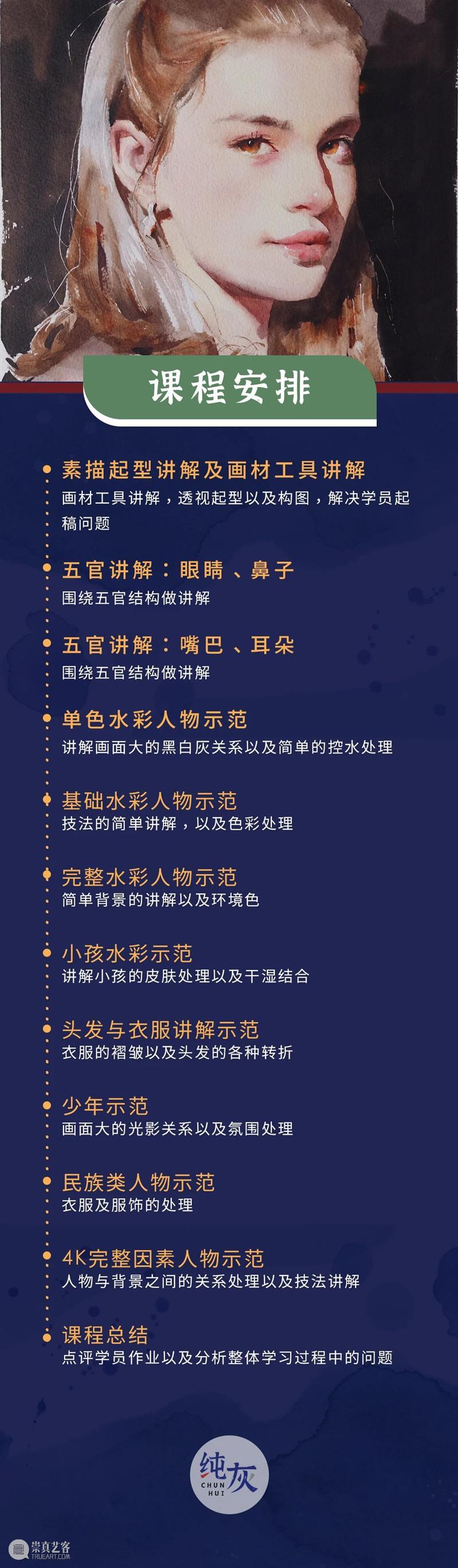 如何让你的水彩人像更高一筹？ 水彩 人像 高一 人物 方法 弯路 瓶颈 时间 成本 老师 崇真艺客