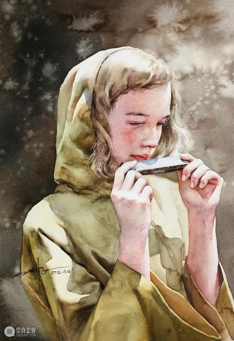 如何让你的水彩人像更高一筹？ 水彩 人像 高一 人物 方法 弯路 瓶颈 时间 成本 老师 崇真艺客