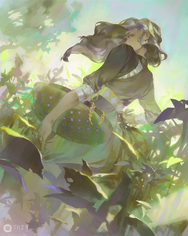 柔和的光影 光影 namendart 人物 场景 概念 插画 色调 画面 故事 氛围 崇真艺客