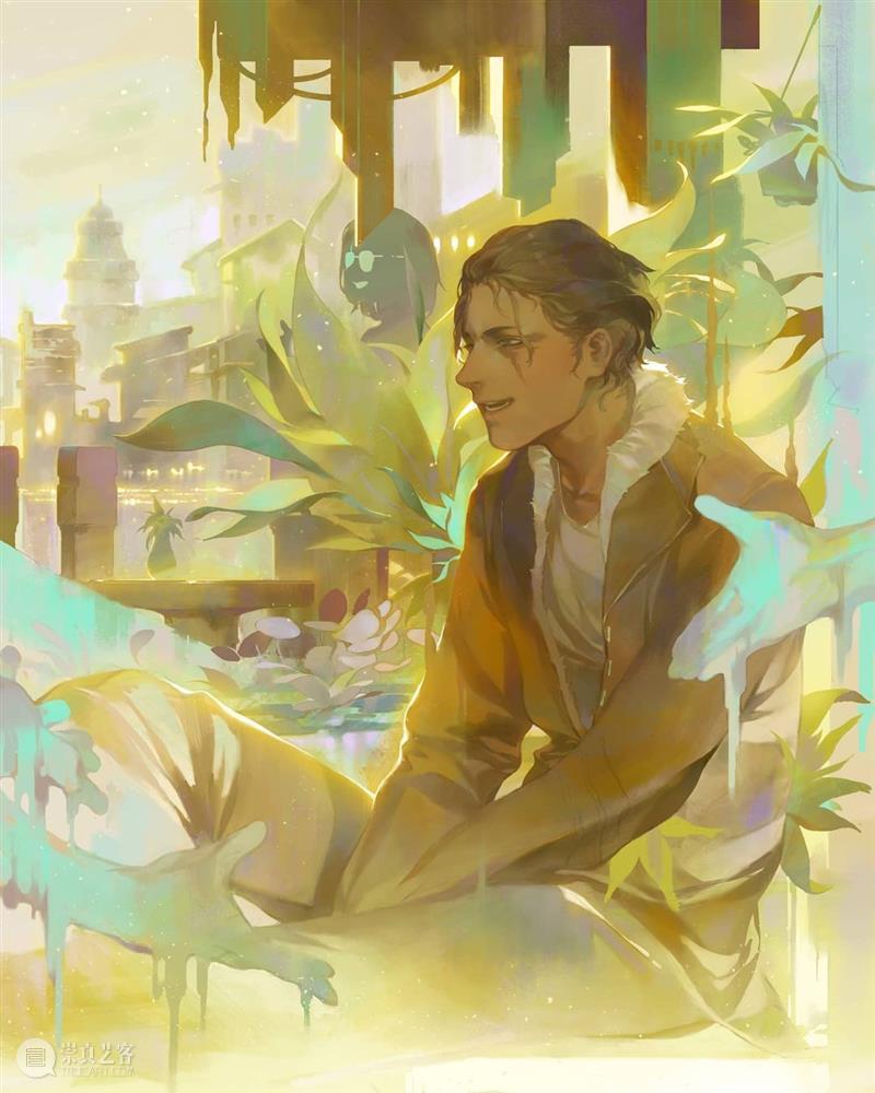 柔和的光影 光影 namendart 人物 场景 概念 插画 色调 画面 故事 氛围 崇真艺客