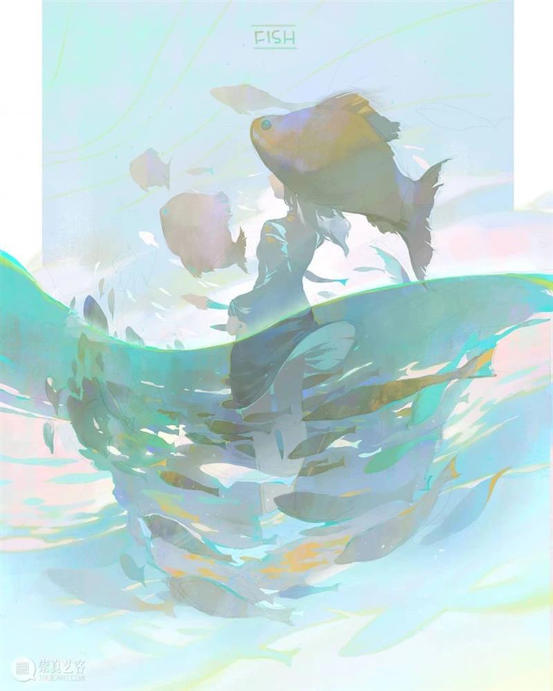 柔和的光影 光影 namendart 人物 场景 概念 插画 色调 画面 故事 氛围 崇真艺客