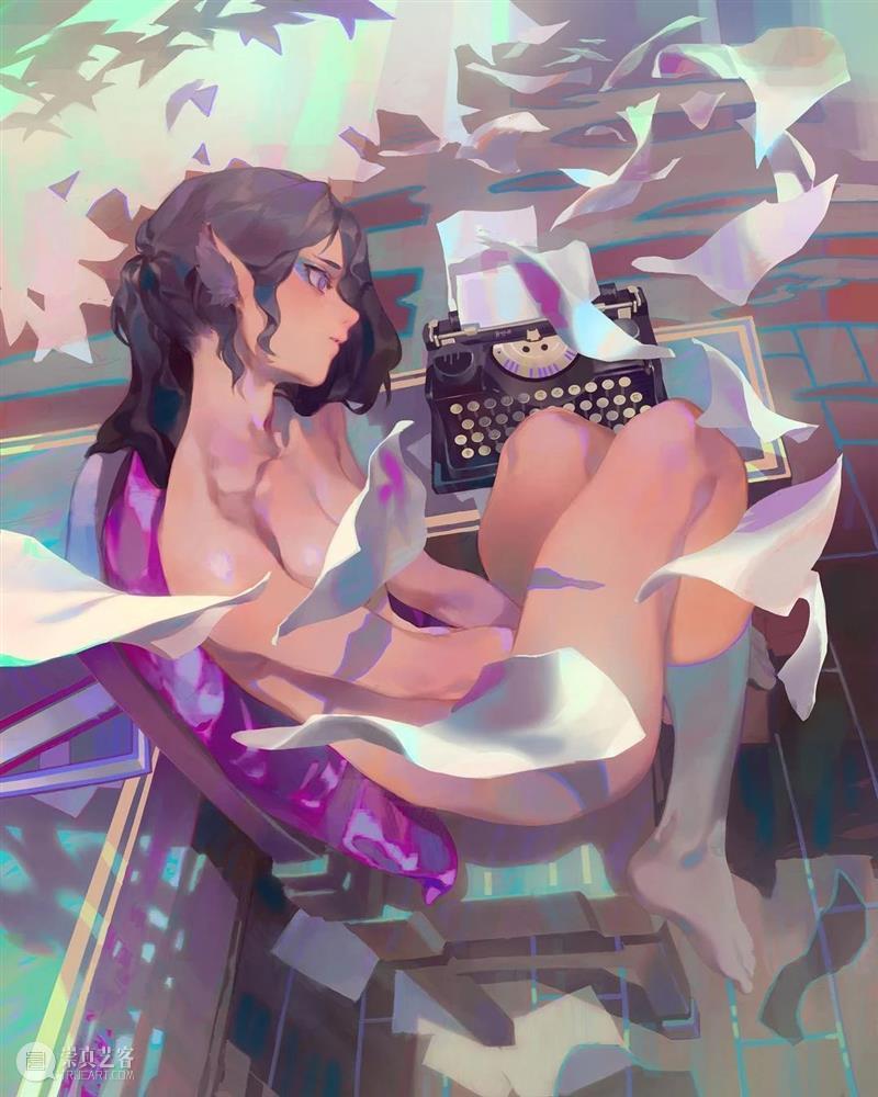 柔和的光影 光影 namendart 人物 场景 概念 插画 色调 画面 故事 氛围 崇真艺客