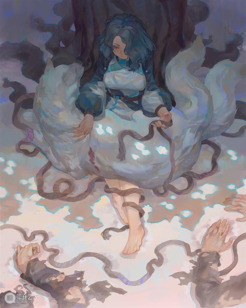 柔和的光影 光影 namendart 人物 场景 概念 插画 色调 画面 故事 氛围 崇真艺客