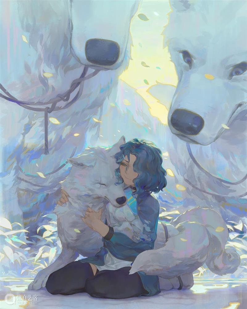 柔和的光影 光影 namendart 人物 场景 概念 插画 色调 画面 故事 氛围 崇真艺客