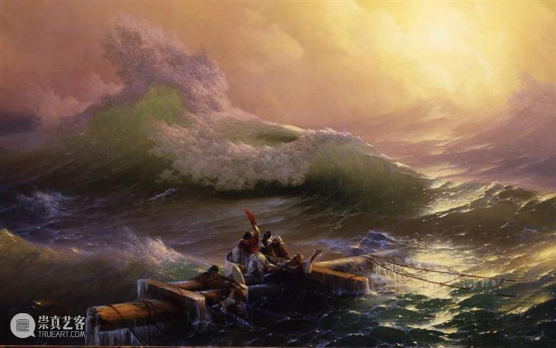 毕汝协｜《九级浪》 九级浪 毕汝协 油画 伊凡 康斯坦丁诺维奇 艾瓦佐夫斯基 俄罗斯 毕汝协和 作者 刘自立 崇真艺客