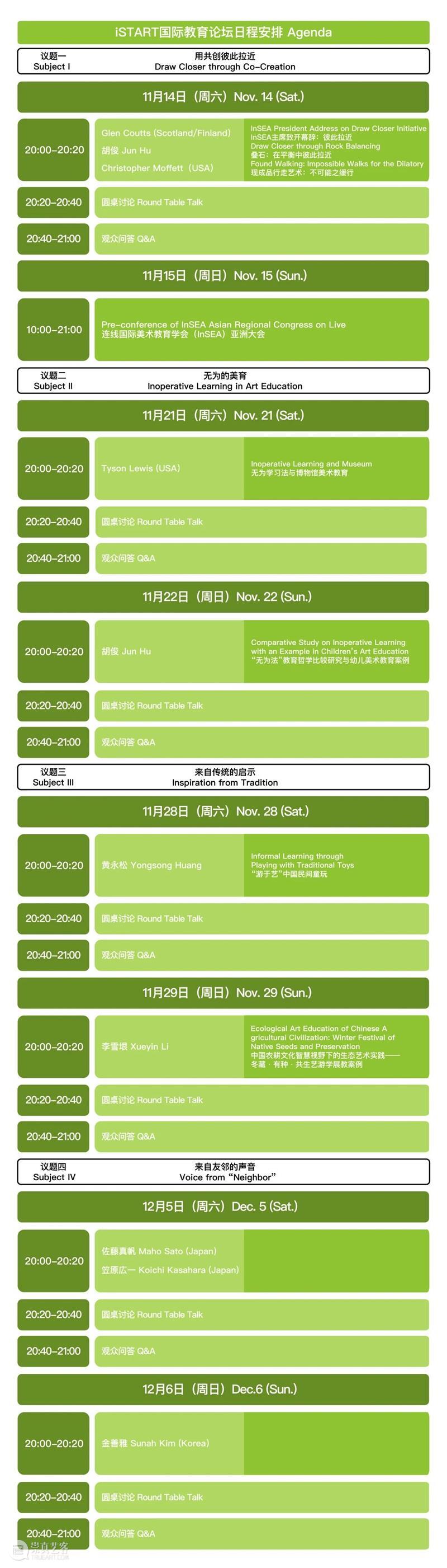 2020 iSTART | 国际论坛第三轮核心议题揭晓啦！ 议题 论坛 国际 START 核心 iSTART国际教育论坛InSEA 国际艺术教育学会 亚洲 大会 ARC会 崇真艺客