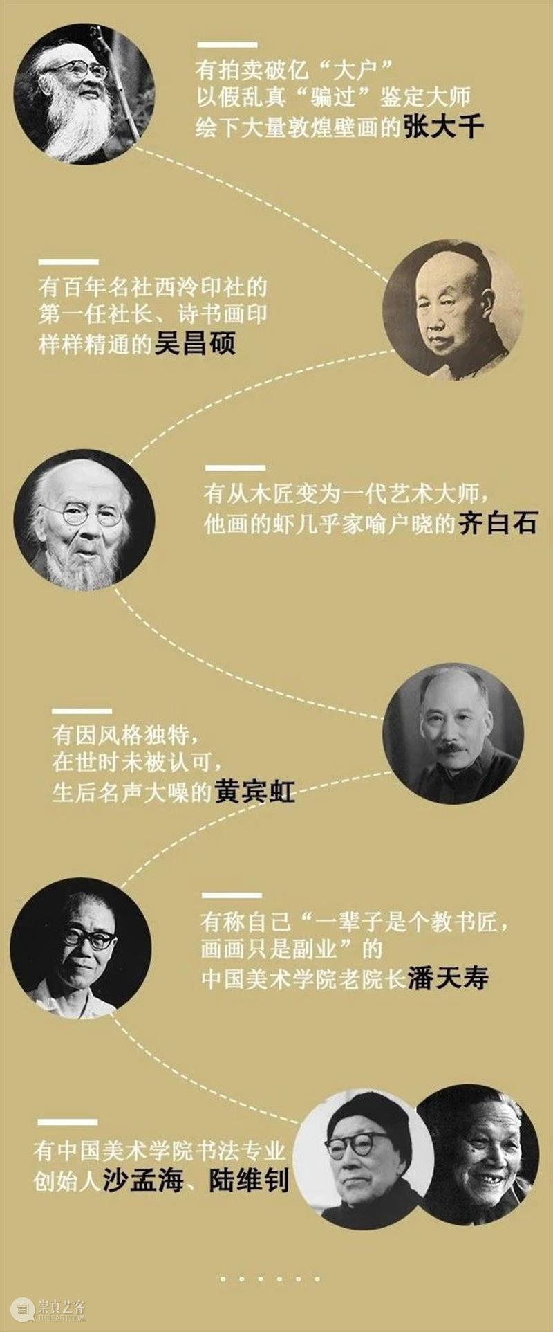 首创《名家》！张大千吴昌硕黄宾虹……都不再遥远 名家 吴昌硕 张大千 黄宾虹 近现代 书画 名字 他们的故事 作品 背后 崇真艺客