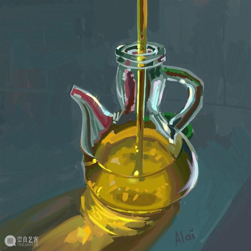 日子平淡，好在我喜欢 日子 西班牙 画家 Ganuza 静物 日常生活 笔触 色彩 细节感 作品 崇真艺客