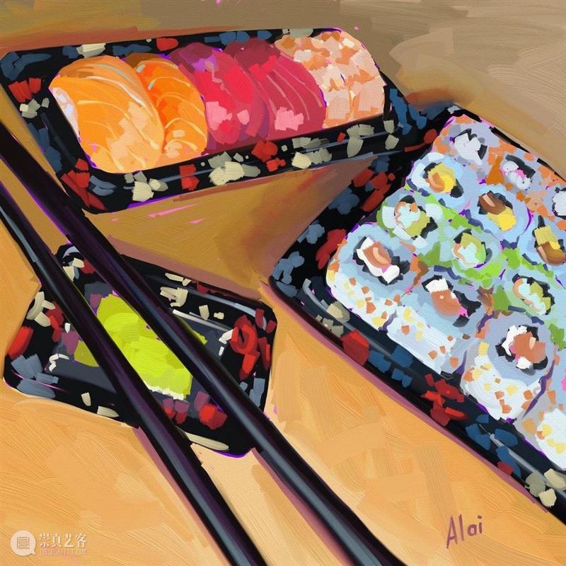 日子平淡，好在我喜欢 日子 西班牙 画家 Ganuza 静物 日常生活 笔触 色彩 细节感 作品 崇真艺客