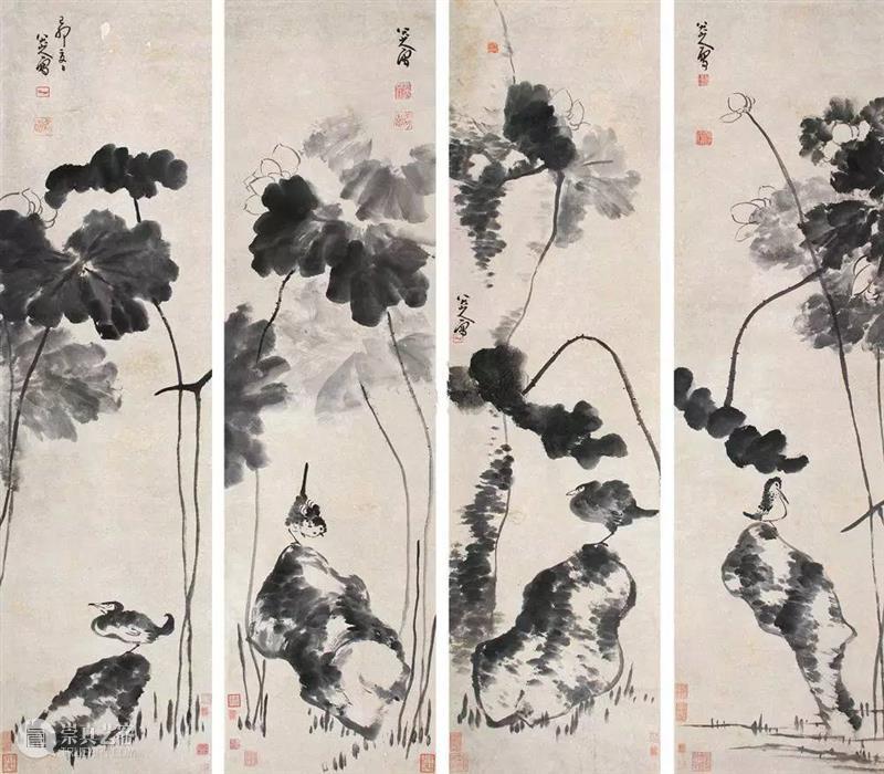 八大山人40幅千万级拍品高清欣赏! 八大山人 拍品 朱耷 明末 清初 画家 画坛 四僧 本名 驴屋 崇真艺客