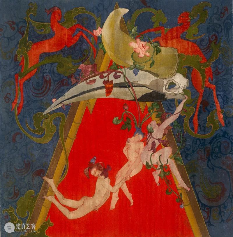 SA | 黄欢近作 Huang Huan`s Recent Works 黄欢 Works黄欢 近期 作品 万物 系列 荆山 绢本 Artist 全名 崇真艺客