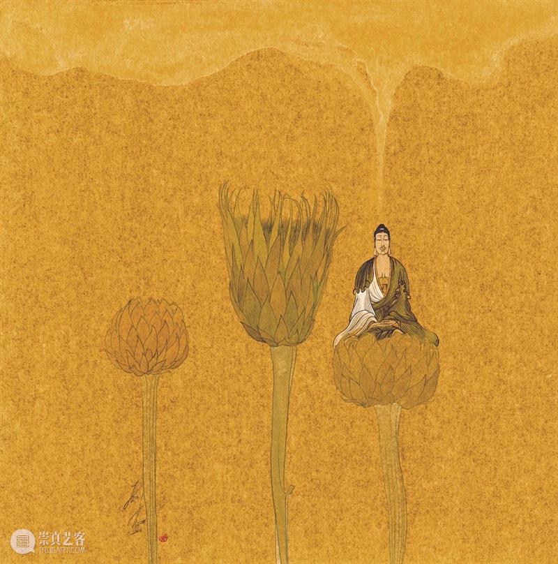 SA | 黄欢近作 Huang Huan`s Recent Works 黄欢 Works黄欢 近期 作品 万物 系列 荆山 绢本 Artist 全名 崇真艺客