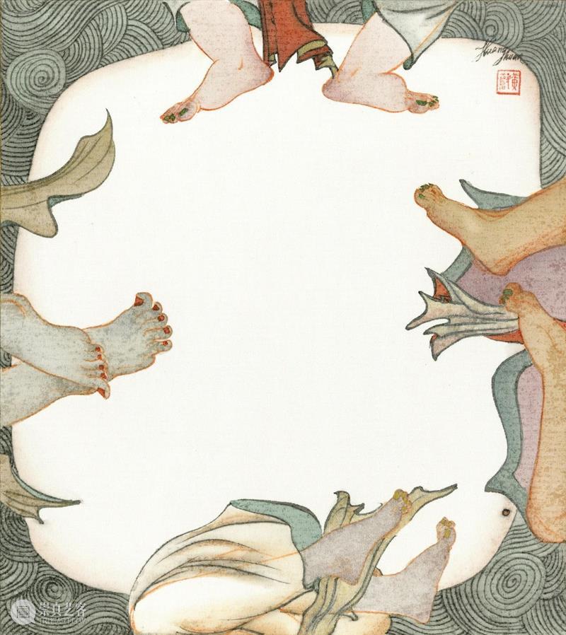 SA | 黄欢近作 Huang Huan`s Recent Works 黄欢 Works黄欢 近期 作品 万物 系列 荆山 绢本 Artist 全名 崇真艺客