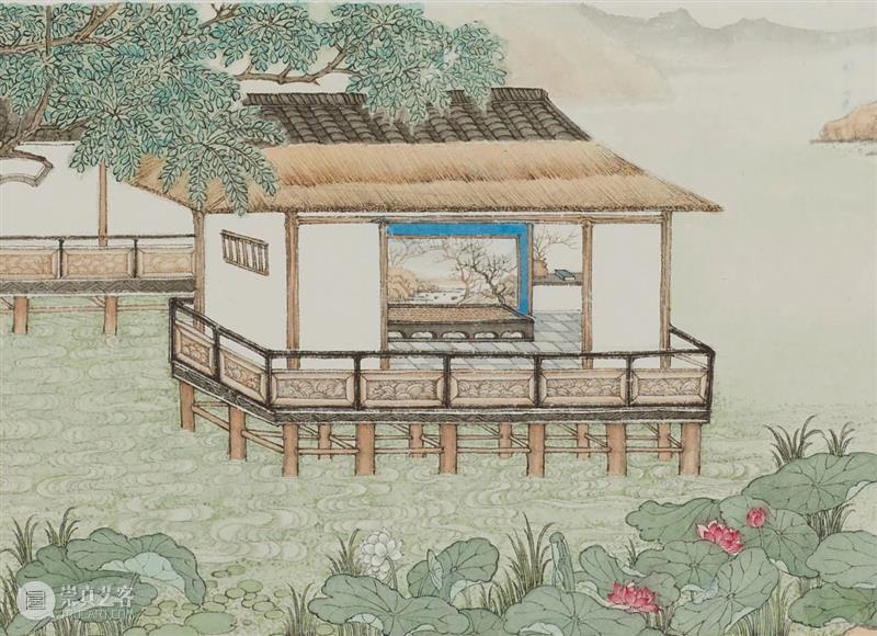 “涤尘”之摹古篇 | 谢兴涛 谢兴涛 涤尘 夏塘 莲影 纸本 夏塘莲影 局部 摹古 艺术 行业 崇真艺客
