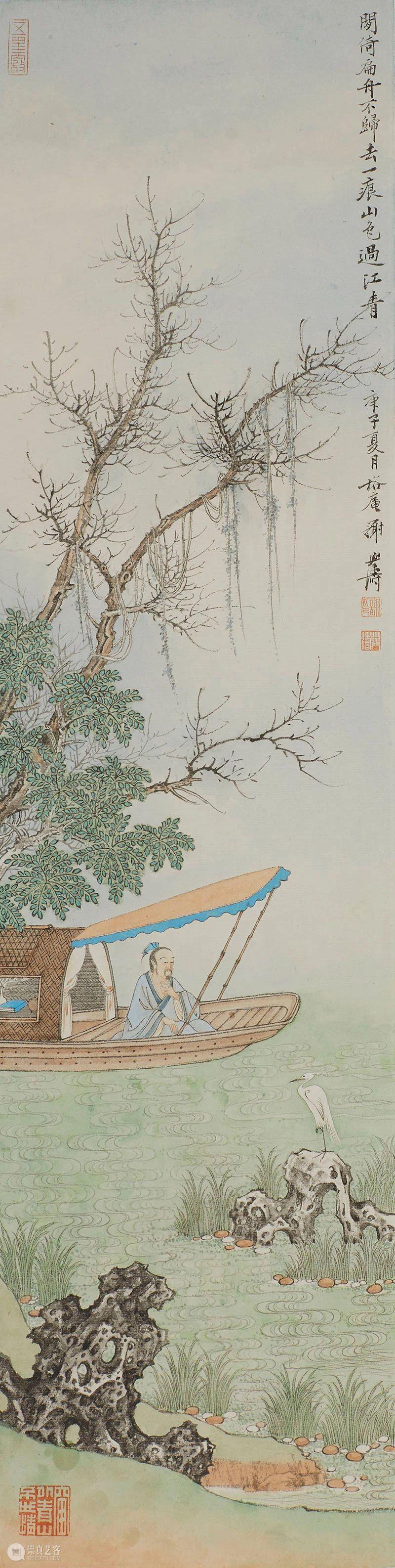 “涤尘”之摹古篇 | 谢兴涛 谢兴涛 涤尘 夏塘 莲影 纸本 夏塘莲影 局部 摹古 艺术 行业 崇真艺客