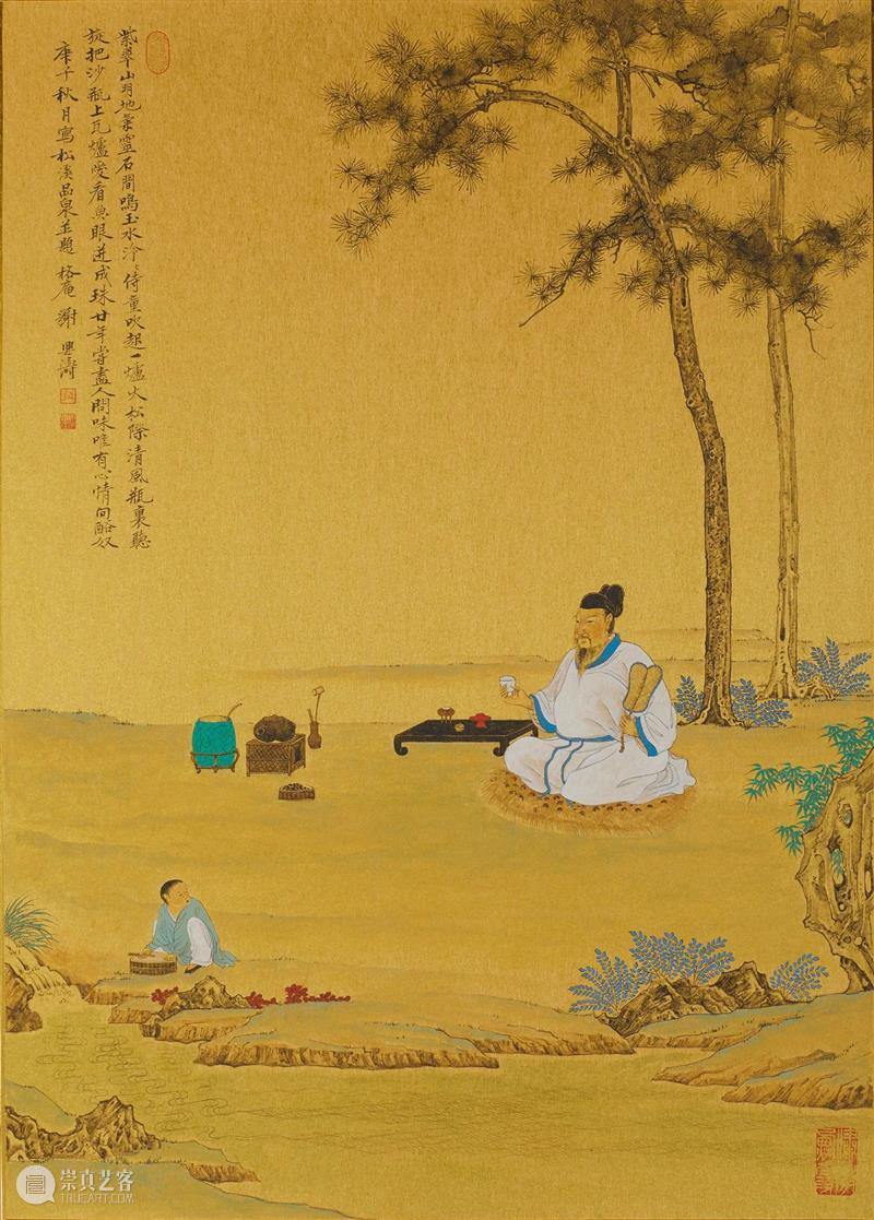 “涤尘”之摹古篇 | 谢兴涛 谢兴涛 涤尘 夏塘 莲影 纸本 夏塘莲影 局部 摹古 艺术 行业 崇真艺客