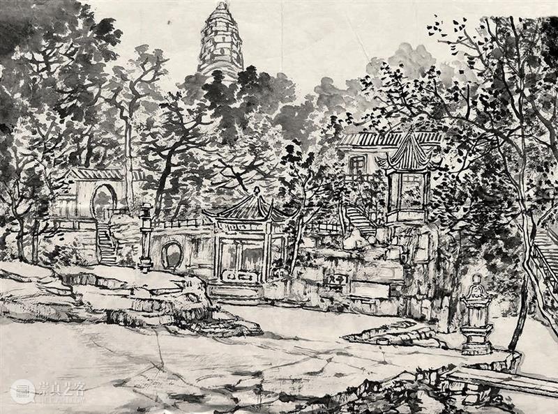 怀古寻梦 山鸣谷应——北京画院画家园林写生实录 北京画院 画家 园林 寻梦 实录 陶怡霖 深秋 副院长 郭宝君 杜军 崇真艺客