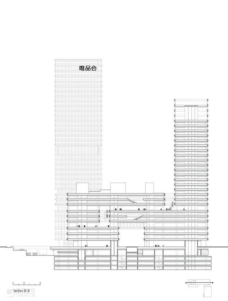 gmp新作‘广州唯品会总部’，体块与‘缝隙’ 总部 广州 gmp 体块 缝隙 唯品会 新作 Images唯品会vip.com 中国 电商 崇真艺客