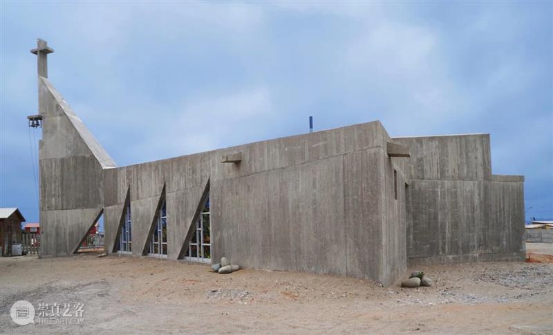 倾斜平面，智利海角天主教堂 / Domenico Albasini Santander - MJA Arquitectura 智利 平面 海角 天主教堂 Tomás Villegas 天主教教堂 科金博 地区 阿塔卡马沙漠 崇真艺客